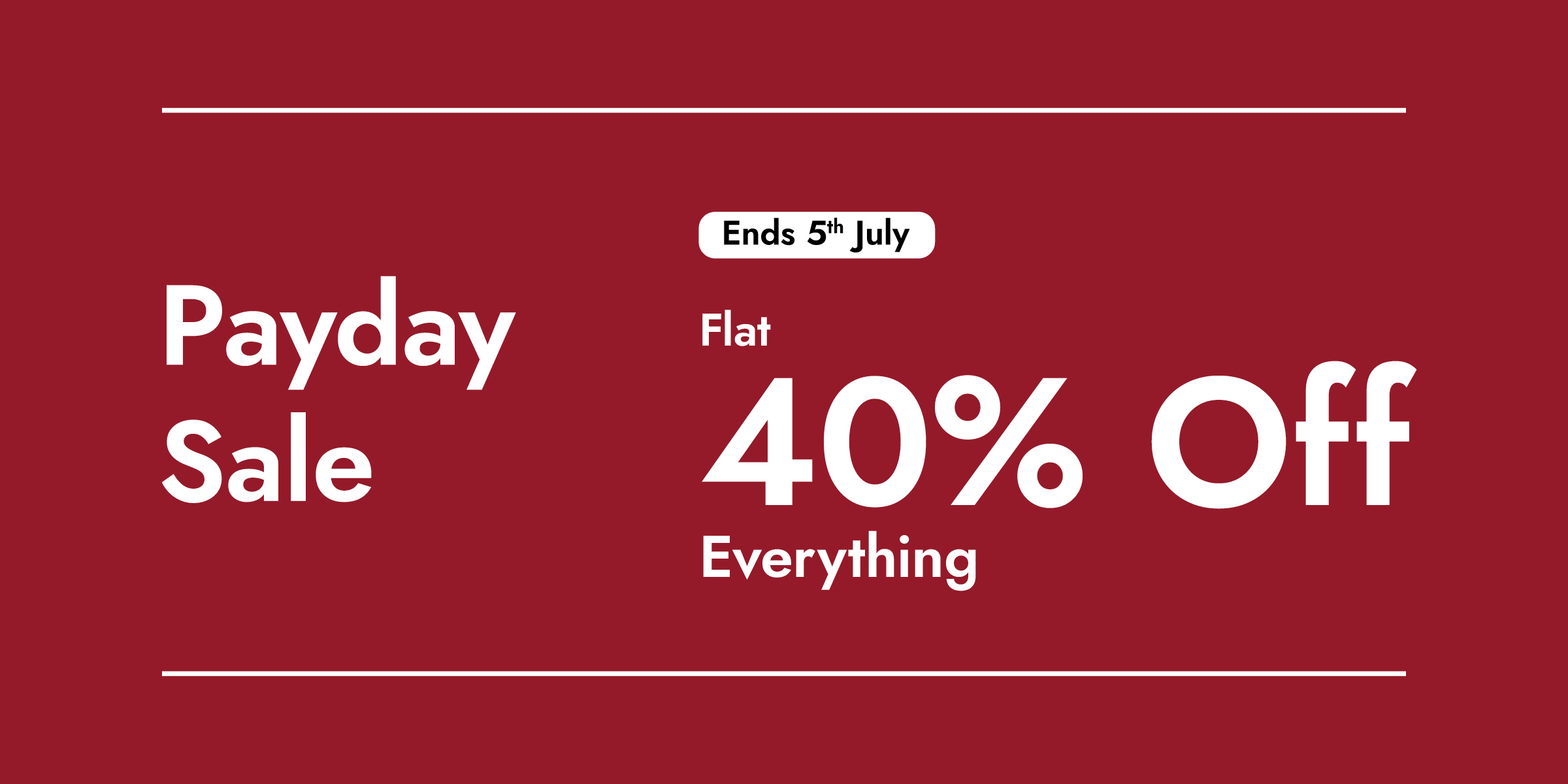 Payday Sale